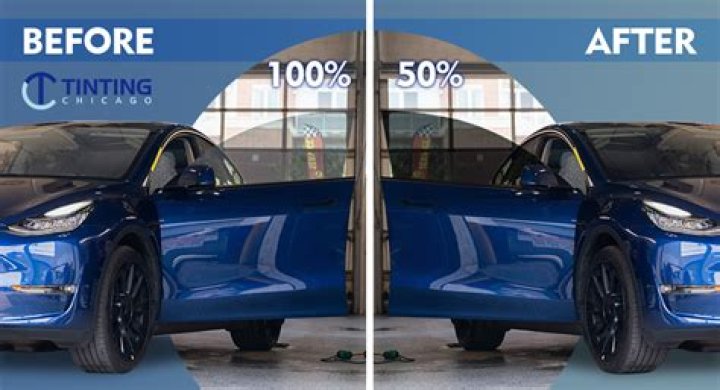 What percent tint is Tesla?
