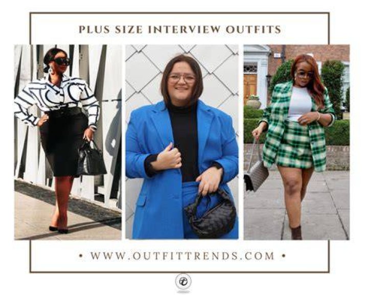 What should a plus size girl wear to an interview?