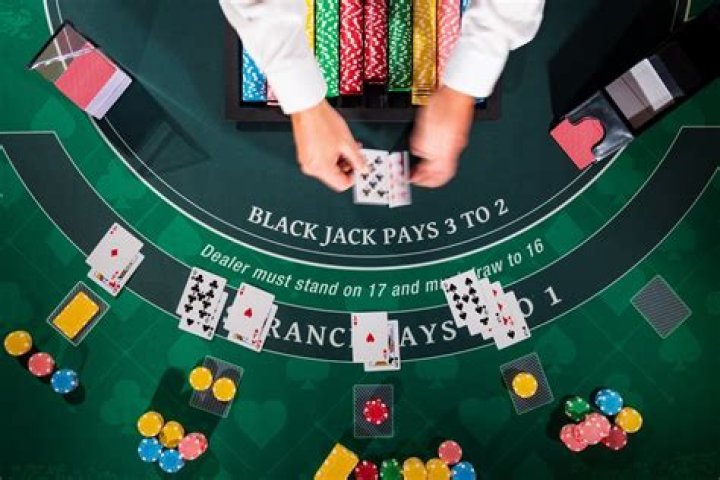What should you not do at a blackjack table?