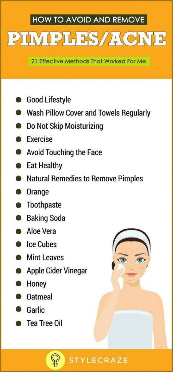 What to apply on pimples?