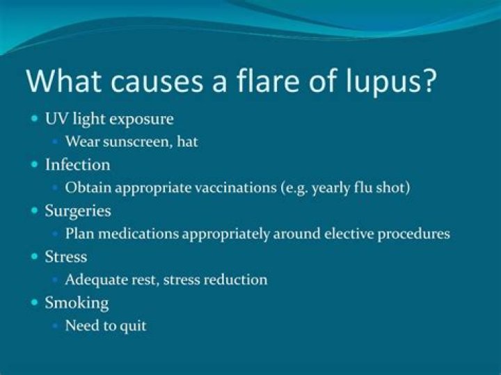 What triggers lupus flare-ups?