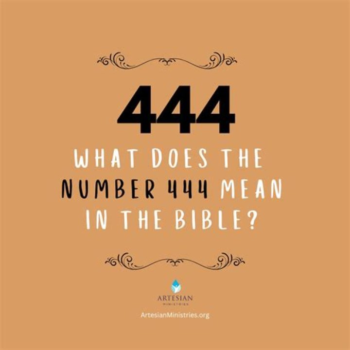 Whats 444 mean?