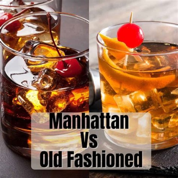 Whats the difference between an old fashioned and a Manhattan?