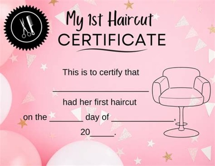 When should a girl get her first haircut?