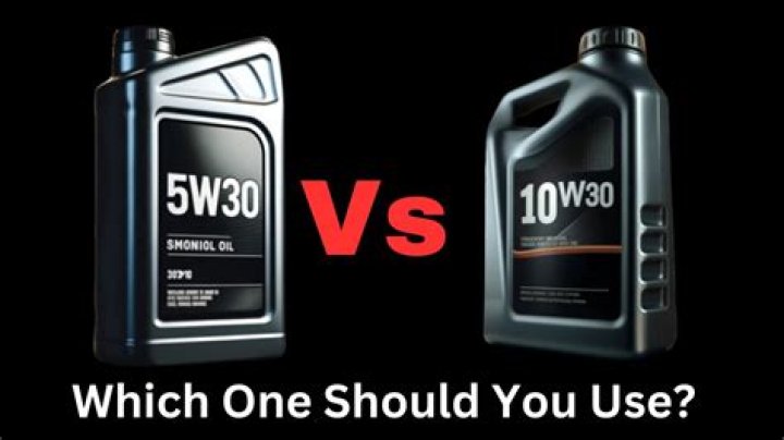 When should I use 10W 30?