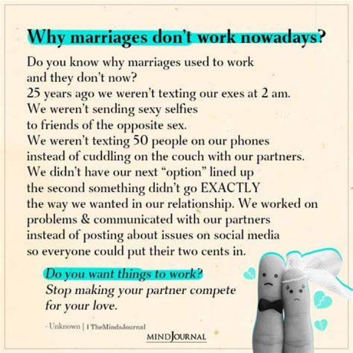 When to know a marriage is not working?