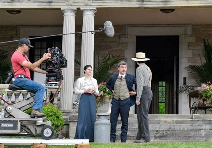 Where do actors look when filming?