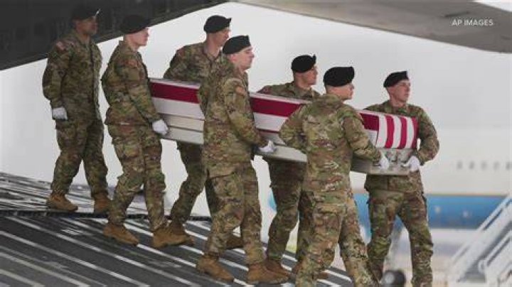 Where do dead soldiers return to UK?