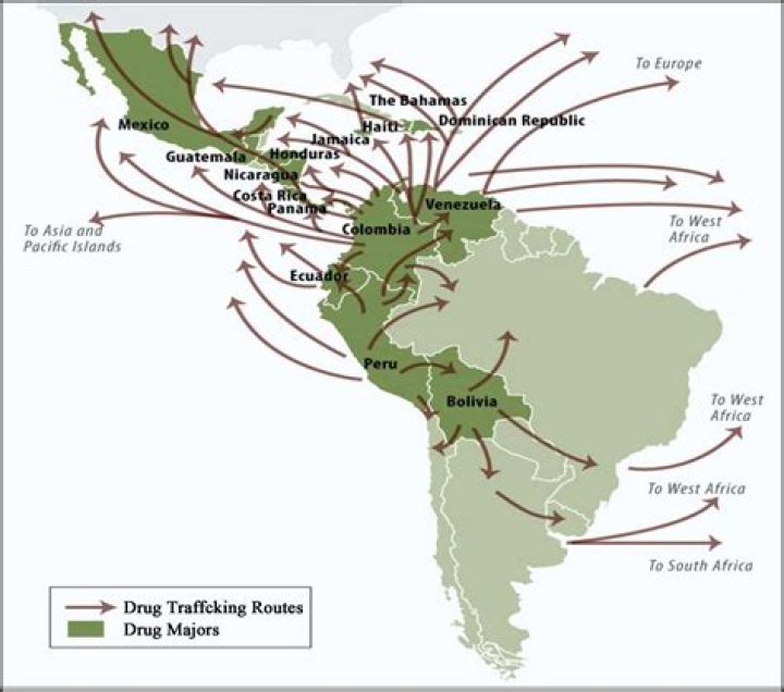 Where do most of the drugs in the US come from?