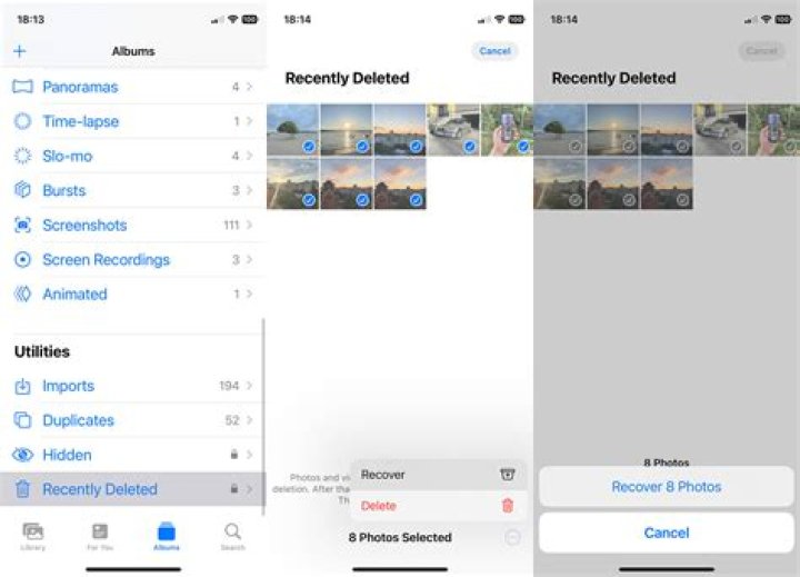 Where do permanently deleted photos go on iPhone?