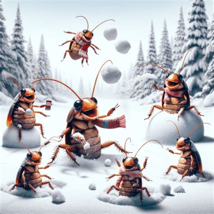 Where do roaches go in the winter?