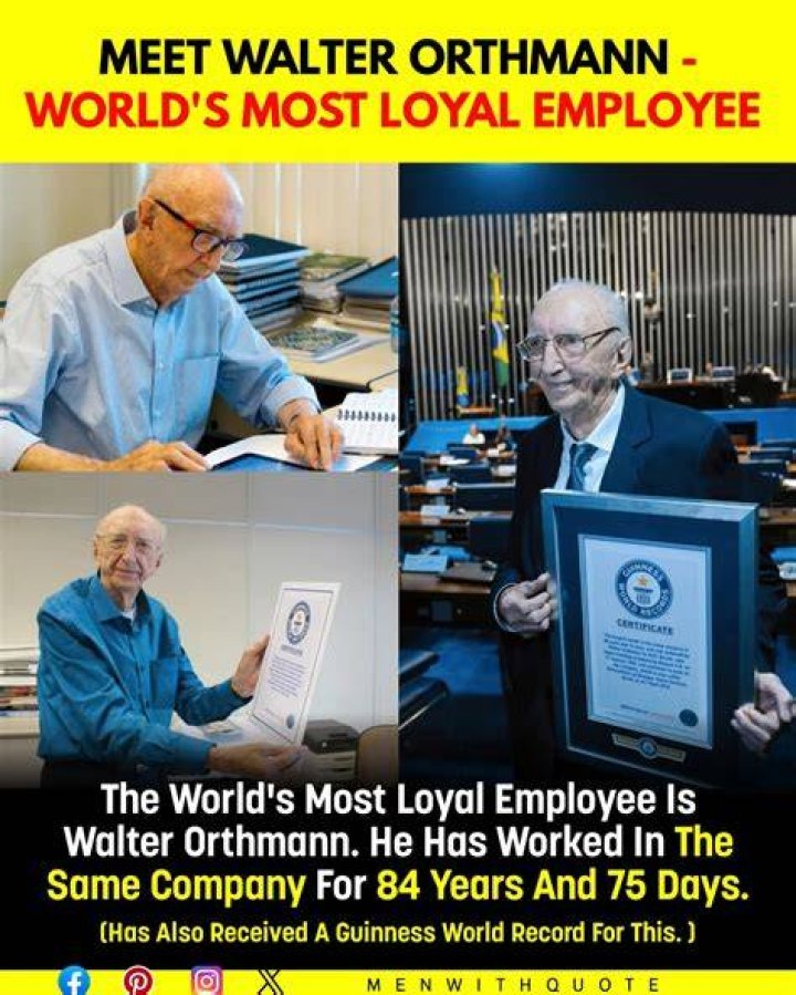 Where does Walter Orthmann work?