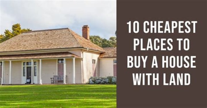 Where is housing cheapest in the US?