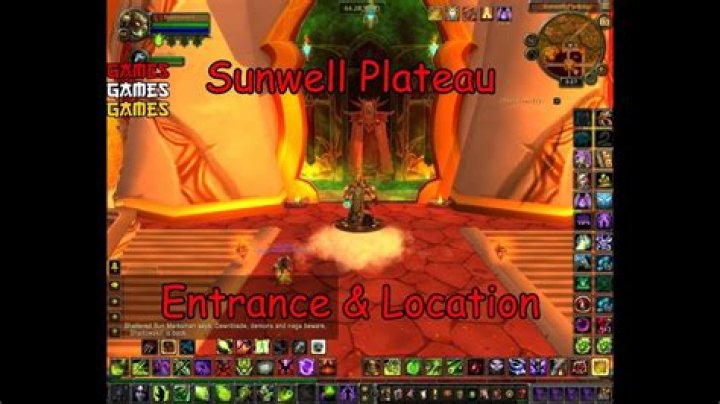 Where is Sunwell Plateau?
