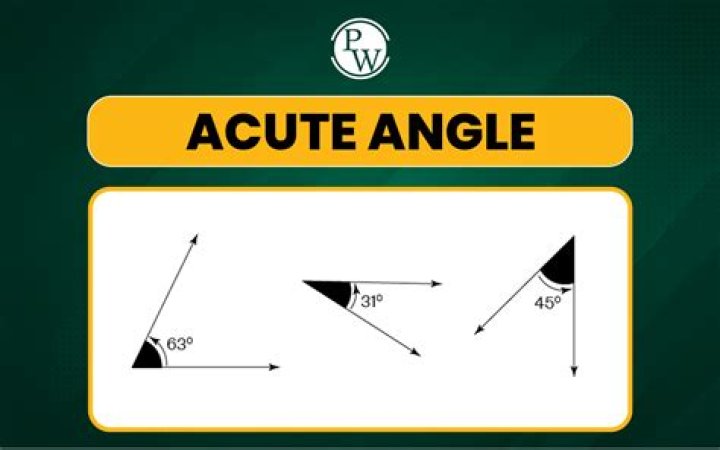 Which are acute angles find and write their measures?