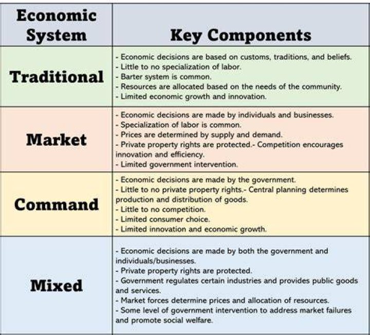 Which economic system has no government involvement in the market?