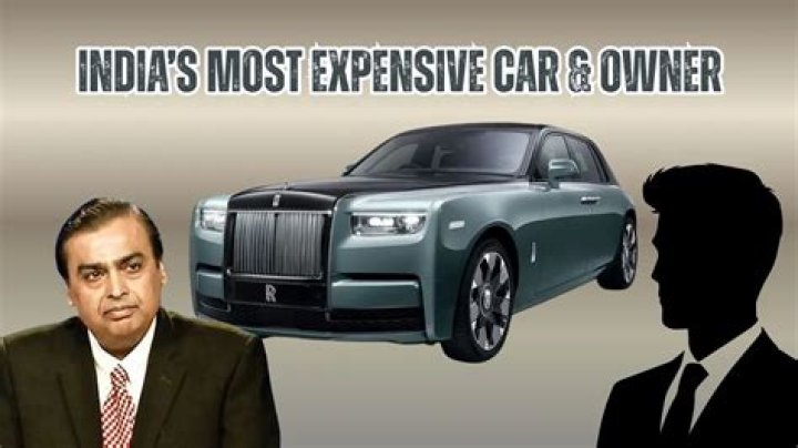 Which person has most expensive car in India?