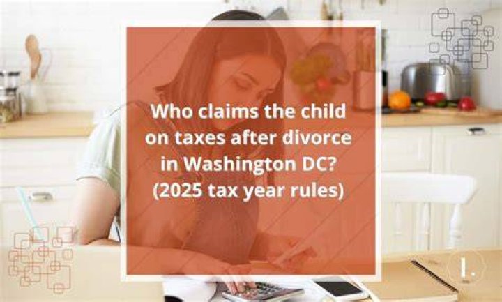 Who claims child on taxes after divorce?