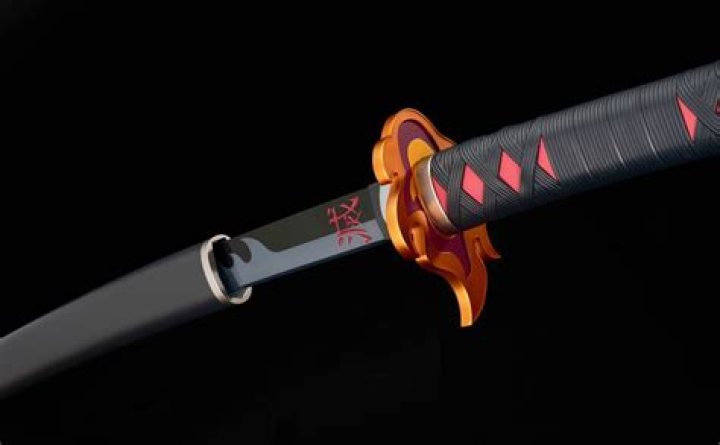 Who has a red Nichirin sword?