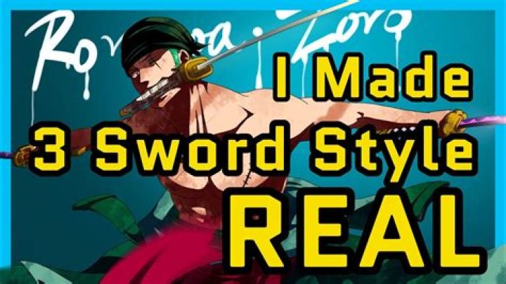 Who invented three sword style?