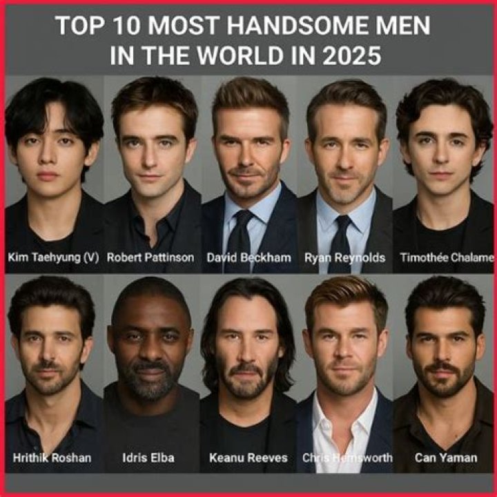 Who is the best looking man in the world 2021?