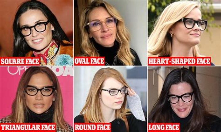 Who looks good in oval glasses?