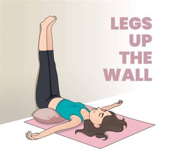 Who should not do legs up the wall?