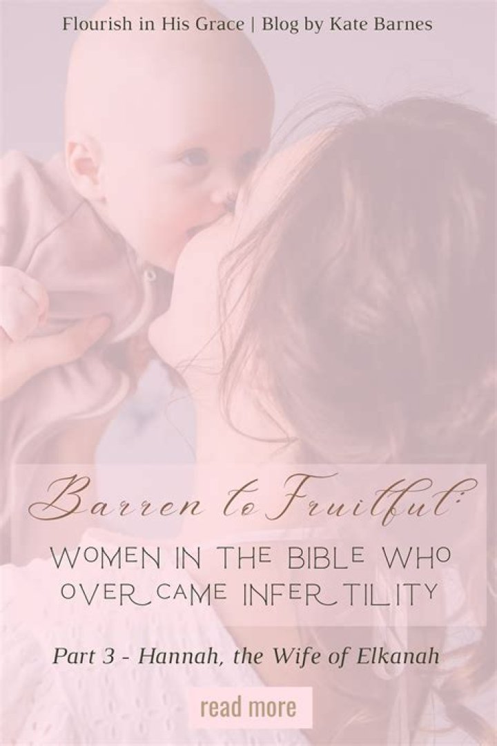 Who was infertile in the Bible?