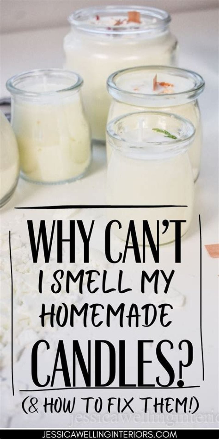 Why can't I smell my wax melts?