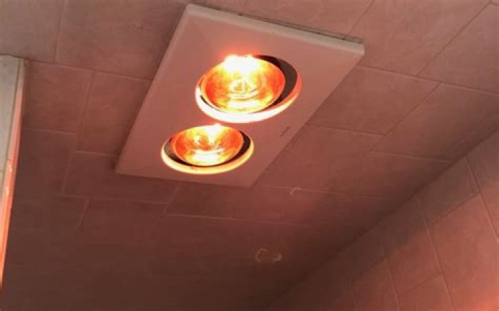 Why do hotels have heat lamps in the bathroom?
