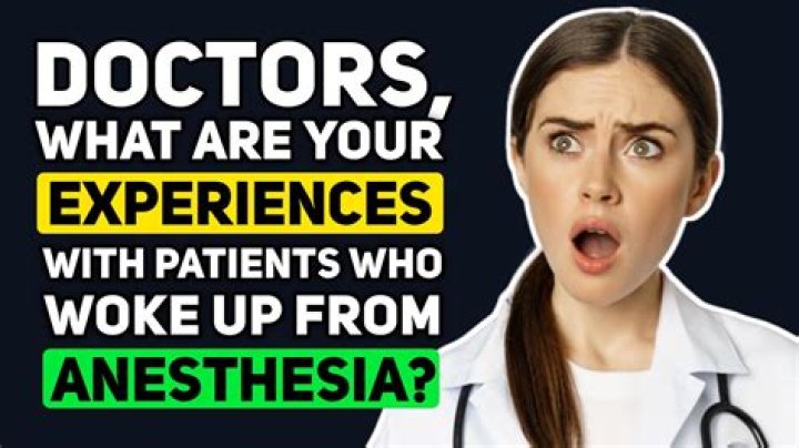 Why do I cry when I wake up from anesthesia?