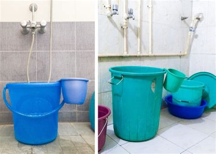 Why do Indian bathrooms have buckets?