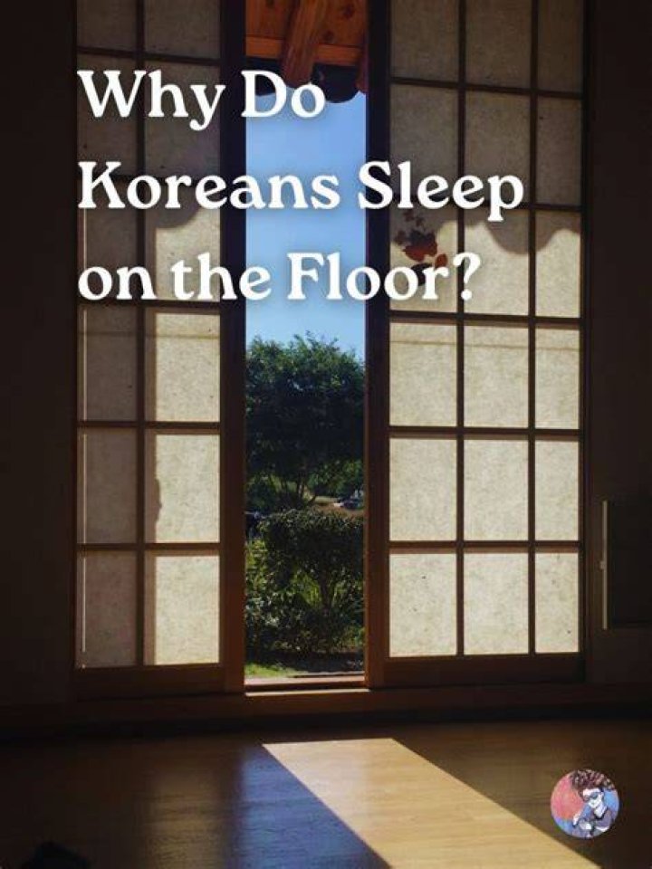 Why do Koreans sleep on stone?