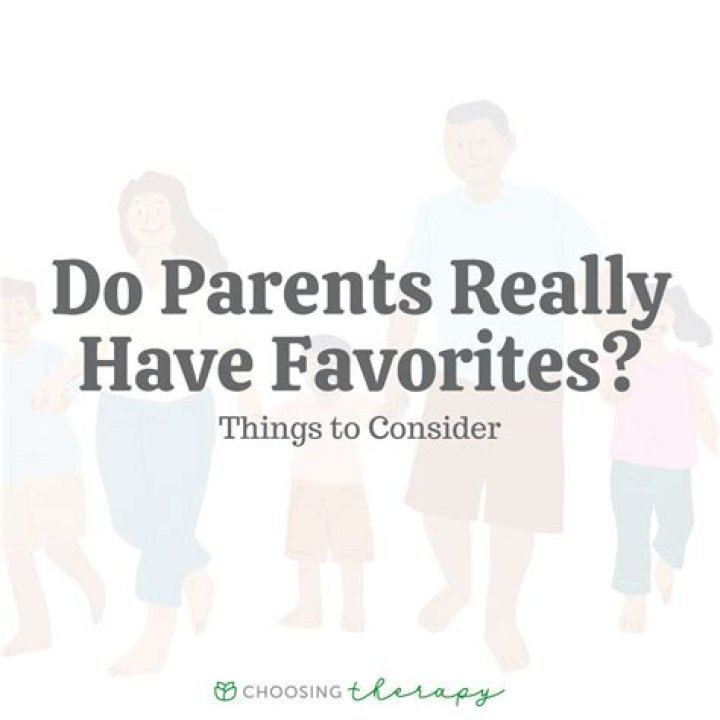 Why do parents favor one child over the other?
