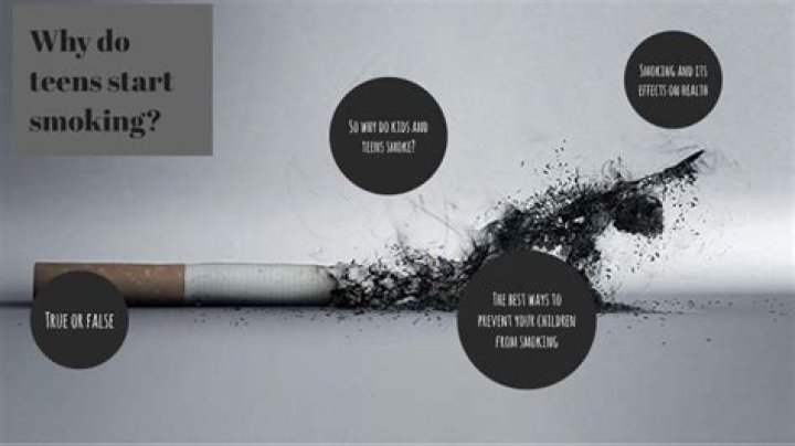 Why do teens start smoking?