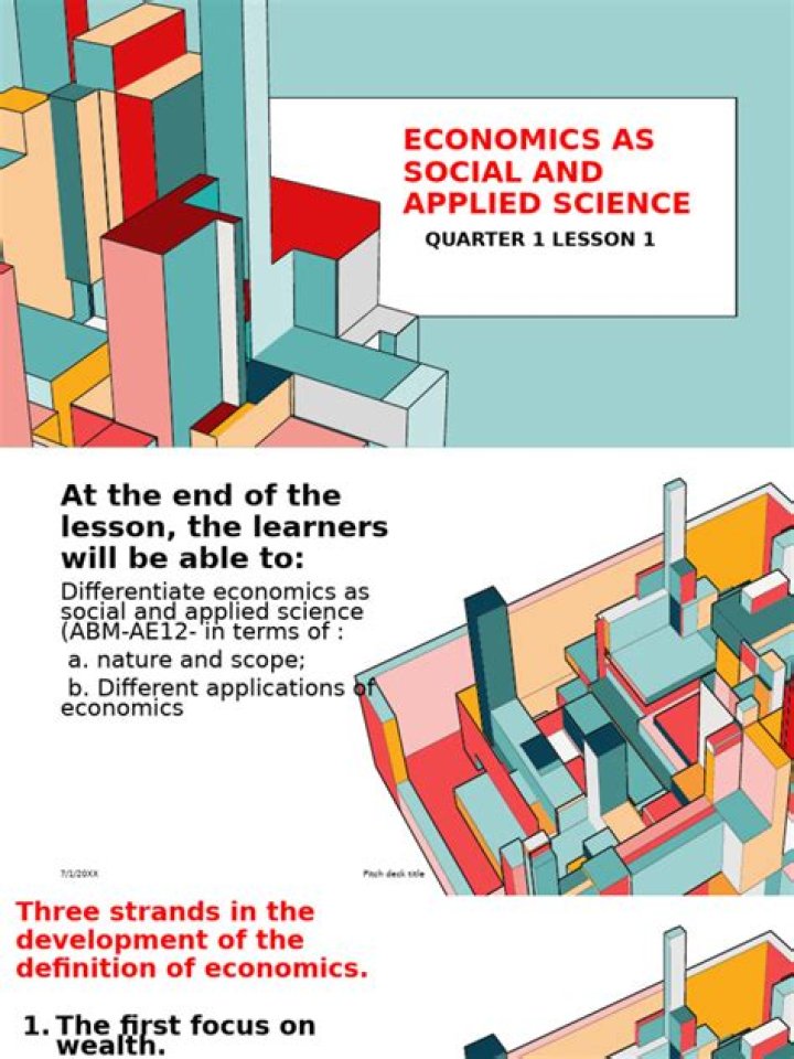 Why do we consider economics as social and applied science?