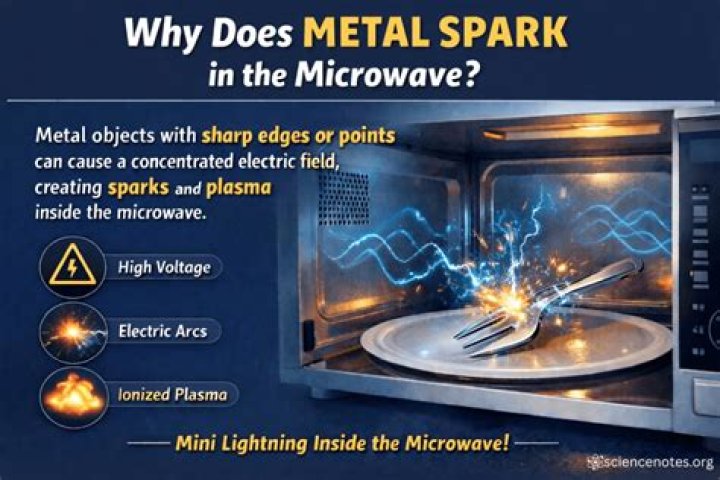 Why does aluminum foil spark in the microwave?