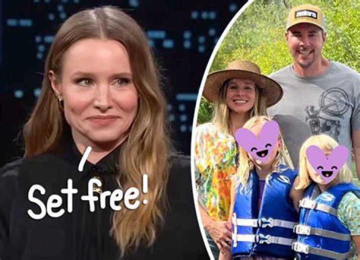 Why does Kristen Bell cover her kids?