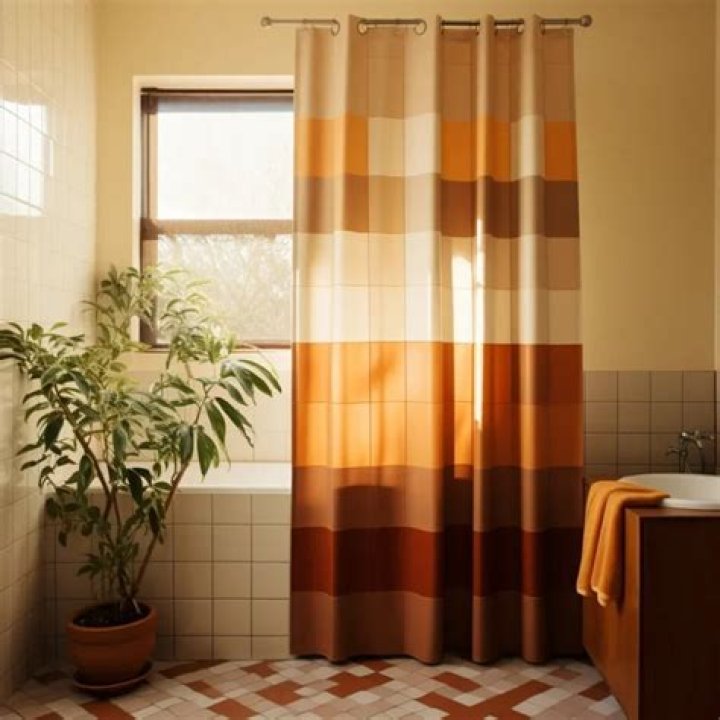 Why does my shower curtain turn orange?