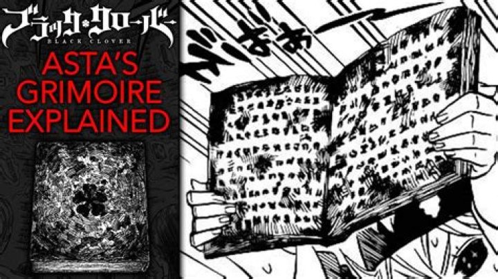 Why is Asta's grimoire so dirty?
