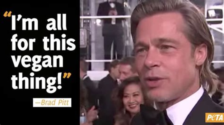 Why is Brad Pitt vegan?