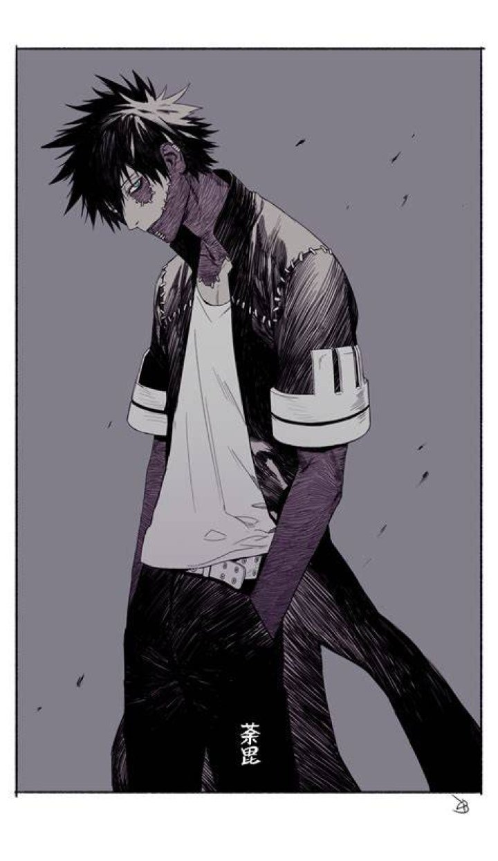 Why is Dabi stitched up?