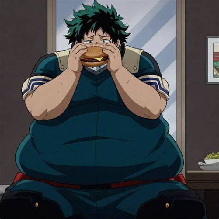 Why is Izuku's mom fat?
