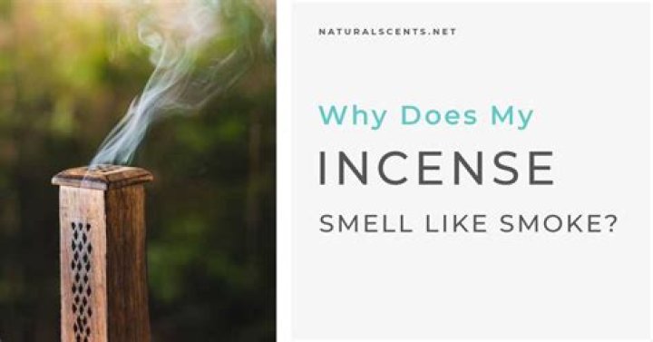 Why is my incense making me dizzy?