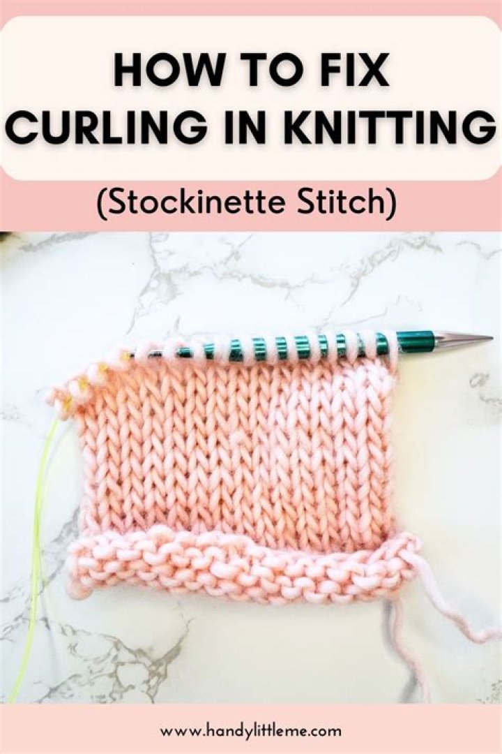 Why is my knitting curling on the sides?