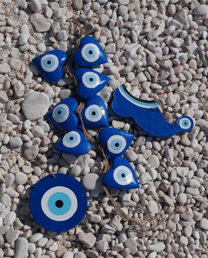 Why is the Greek evil eye blue?