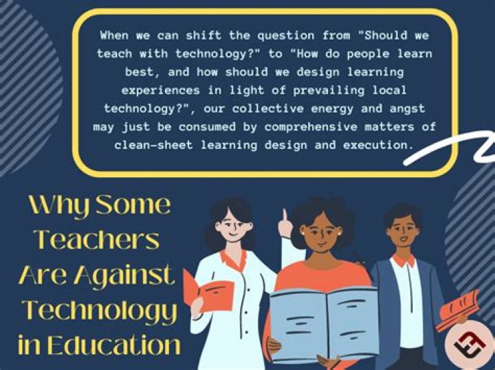 Why some teachers are against technology in education?