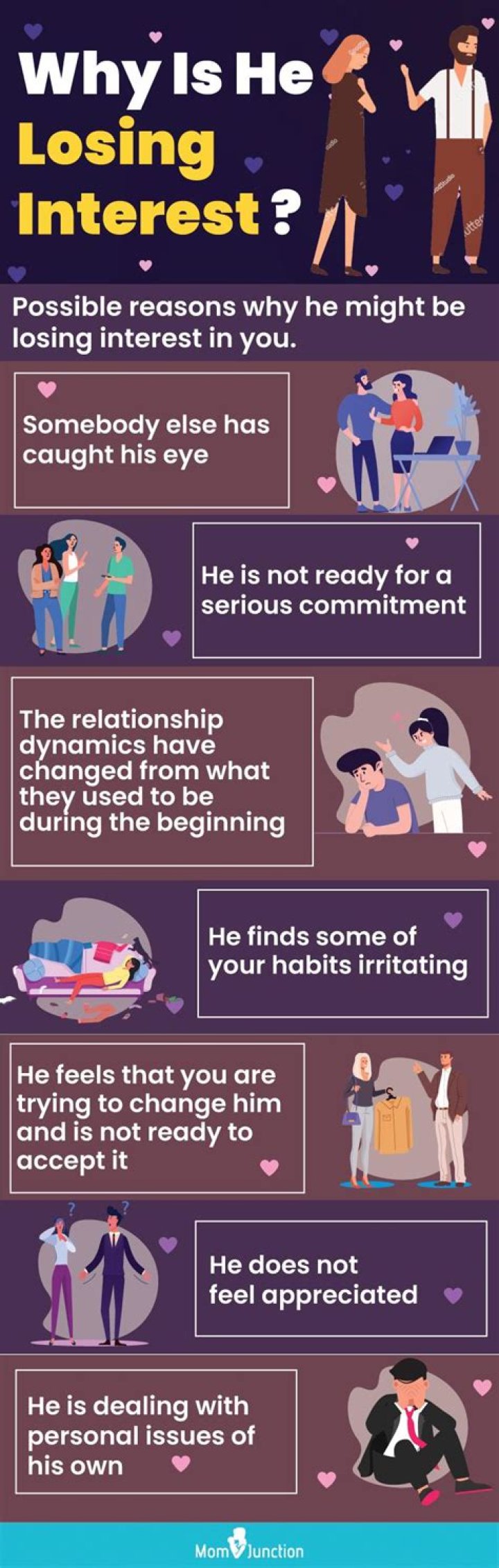 Why would a guy lose interest in you?