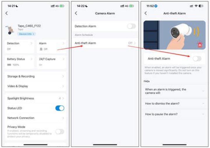 Will cutting power disable alarm?